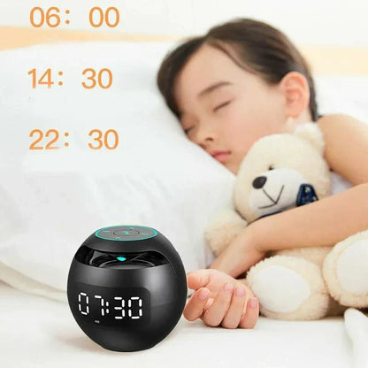 Bluetooth Lautsprecher Wecker LED Nachtlicht 2200mAh