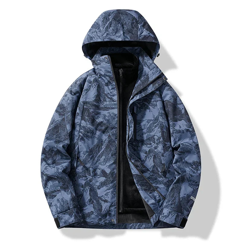 Erich Herren Winterjacke Warm Kapuze
