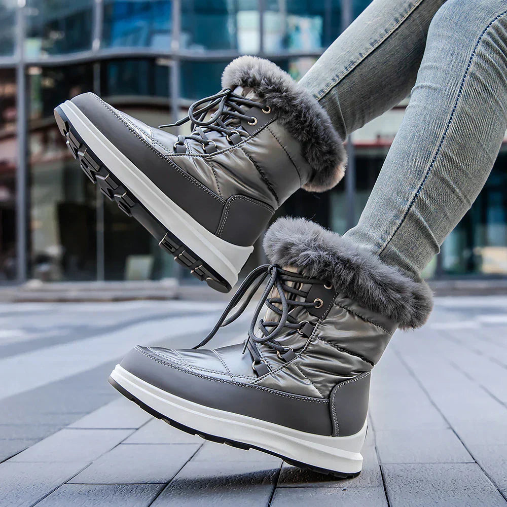 Damen Winterstiefel Isoliert Wärme Rutschfeste Sohle