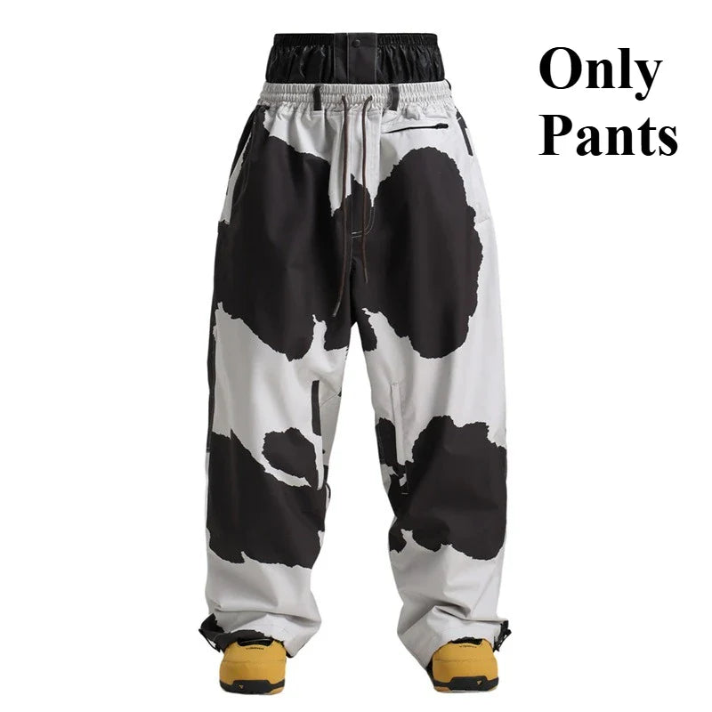 Herrenhose Lockere Fit Weite Beinform Mit Taschen