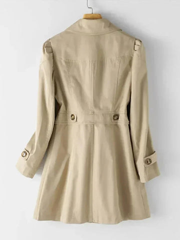Norvielle Damen Trenchcoat Stylisch - Norvielle