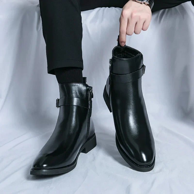 Herren Chelsea Stiefel Klassisches Ankle Design