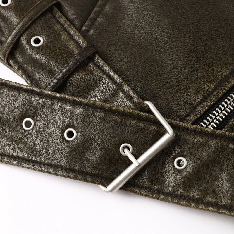 Norvielle Damen Jacke Gürtel