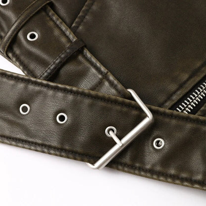 Norvielle Damen Jacke Gürtel