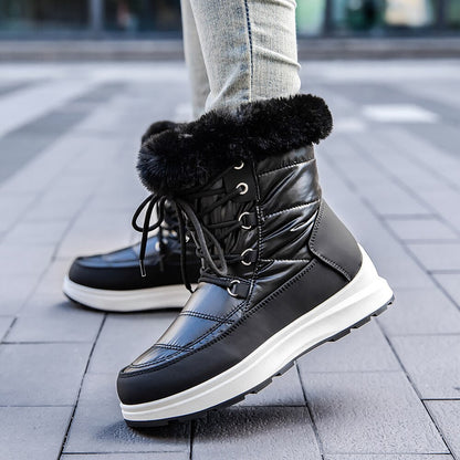 Damen Winterstiefel Isoliert Wärme Rutschfeste Sohle
