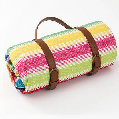 Wasserdichte Picknickdecke Kariert mit Tragegurt