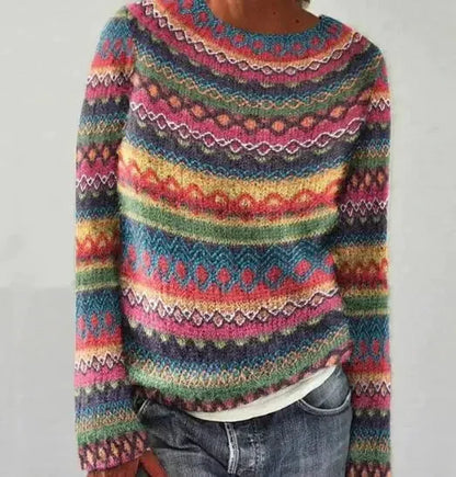 Damen Strickpullover Kurz Grob