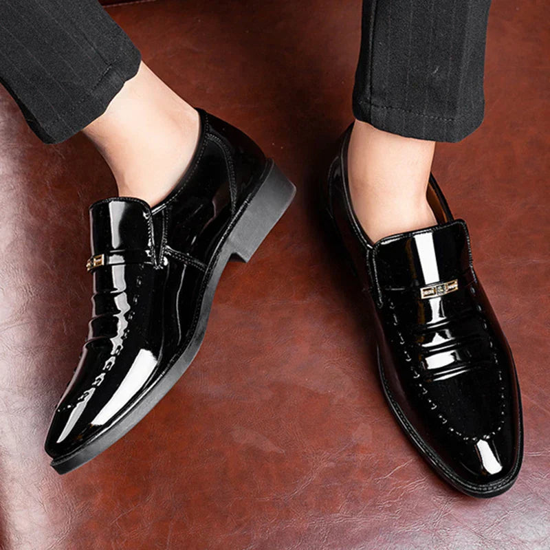 Elegante Herren Lackslipper Formell