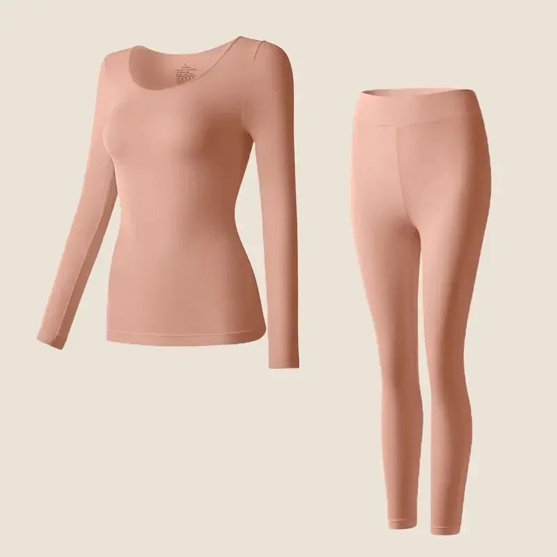 Thermounterwäsche Set Damen Langarmshirt und Leggings - Norvielle
