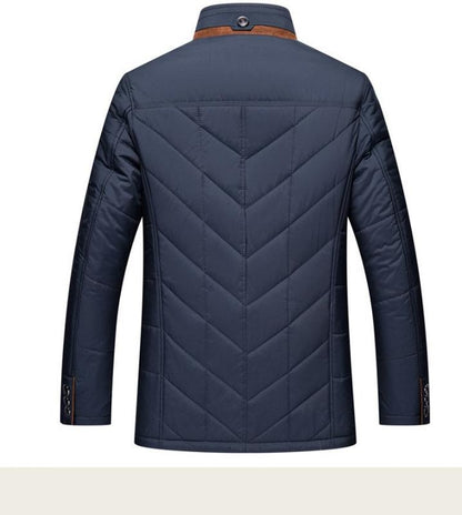 Herren Kragenmantel Bequem - Norvielle