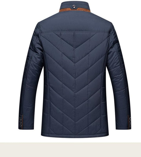 Herren Kragenmantel Bequem - Norvielle