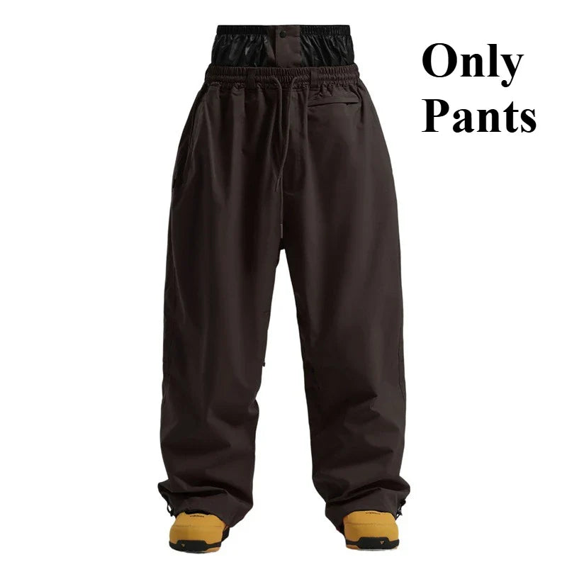 Herrenhose Lockere Fit Weite Beinform Mit Taschen