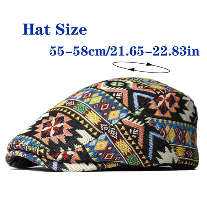 Bunte Vintage-Mütze für Herren