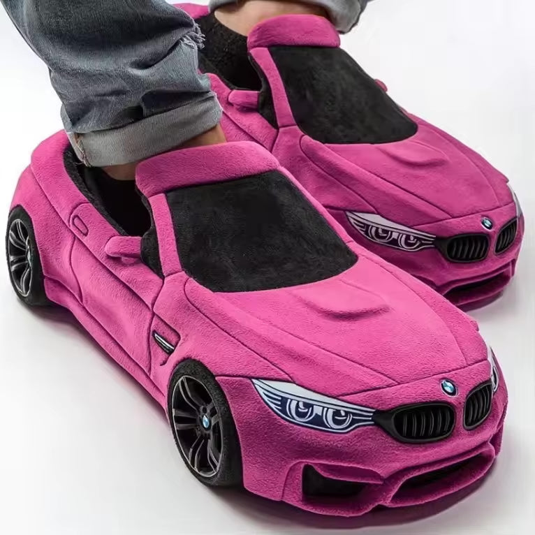 Damen Pantoffeln Rutschfeste Sohle Auto-Design