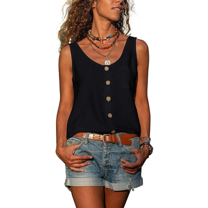 Damen Modetanktop Ibiza aus Baumwolle Elegant Weiß