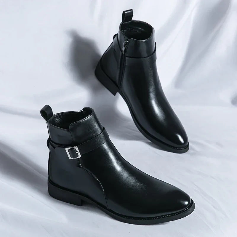 Herren Chelsea Stiefel Klassisches Ankle Design