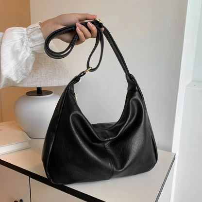 Damen Hobo Handtasche Leder Lässig