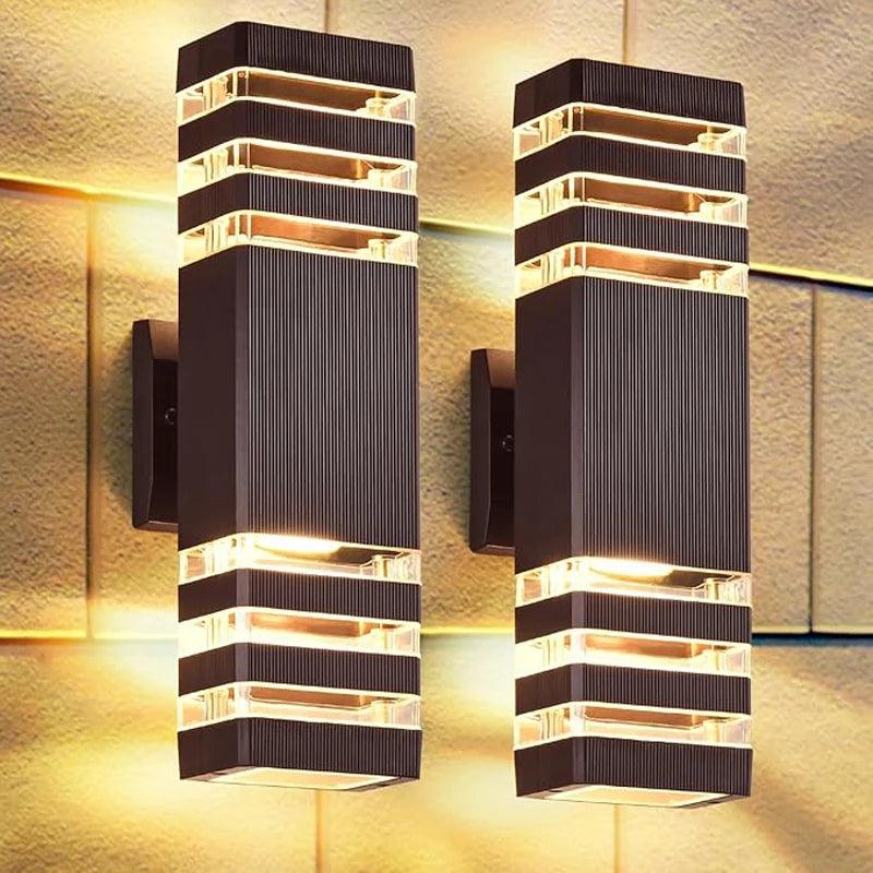 LumiBloc LED Außenwandleuchte E27 IP65 Wasserdicht - Norvielle
