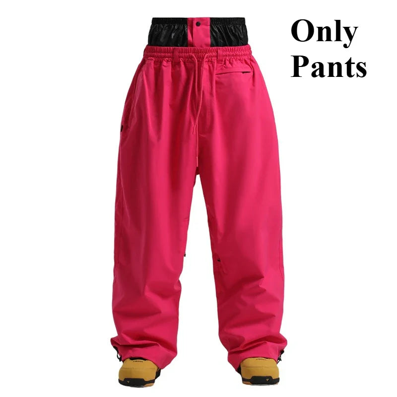 Herrenhose Lockere Fit Weite Beinform Mit Taschen