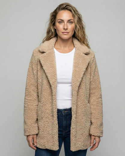 Damen Fleece Mantel Warm Norvielle - Norvielle