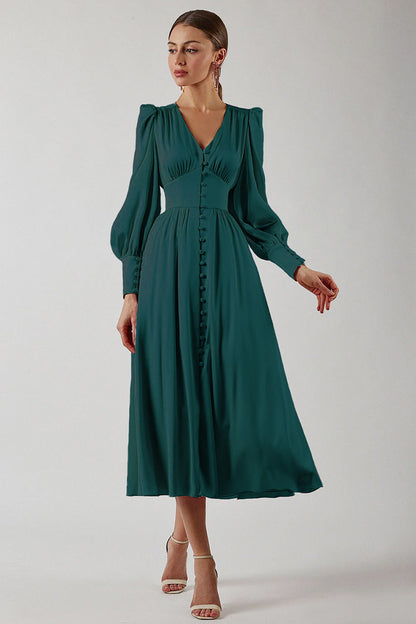 Elegante Damen Satinkleider Frühling Sommer - Norvielle
