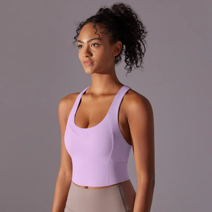 Norvielle Damen Yoga-Bh Eng Anliegend Sportlich
