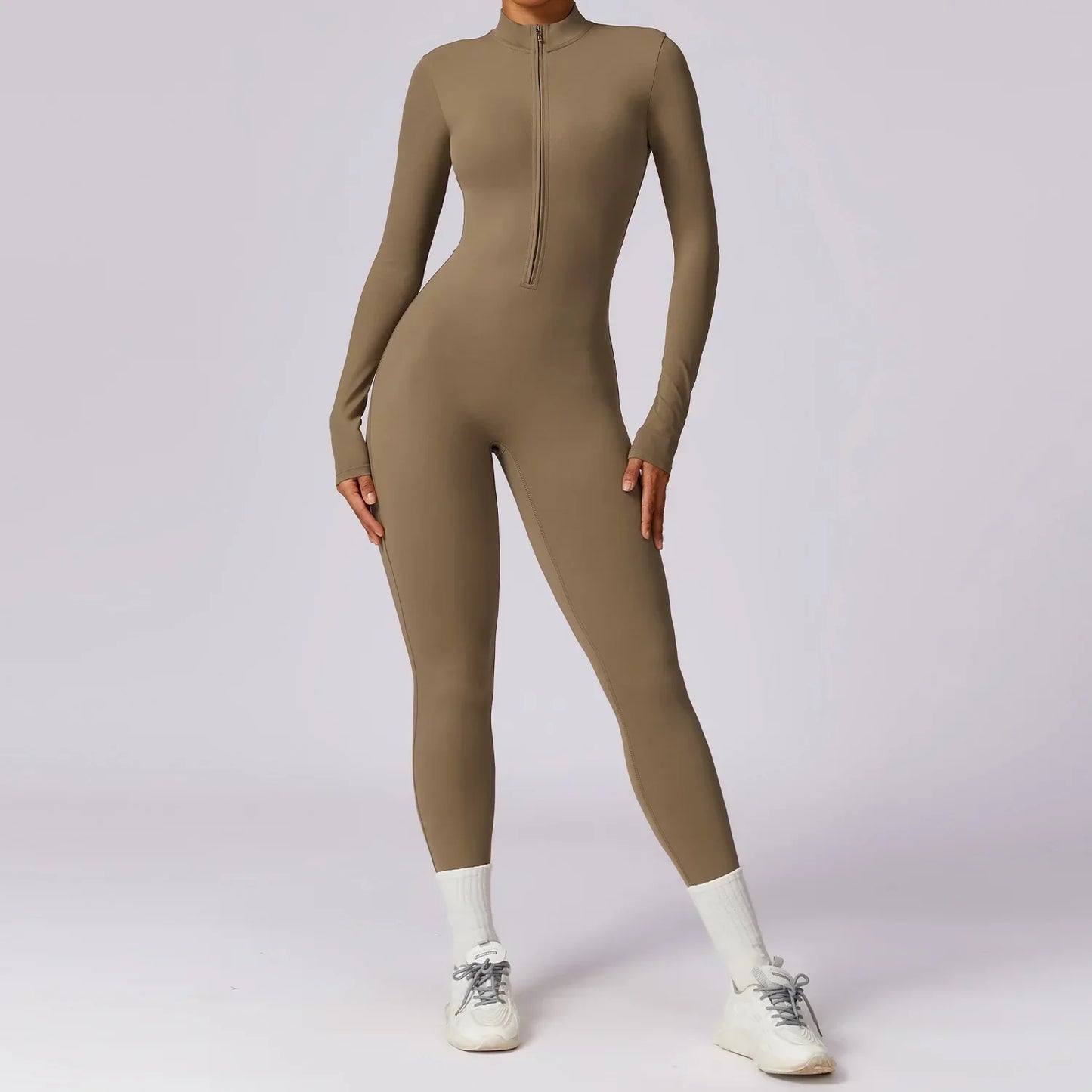 Nahtloser Sportlicher Jumpsuit für Damen