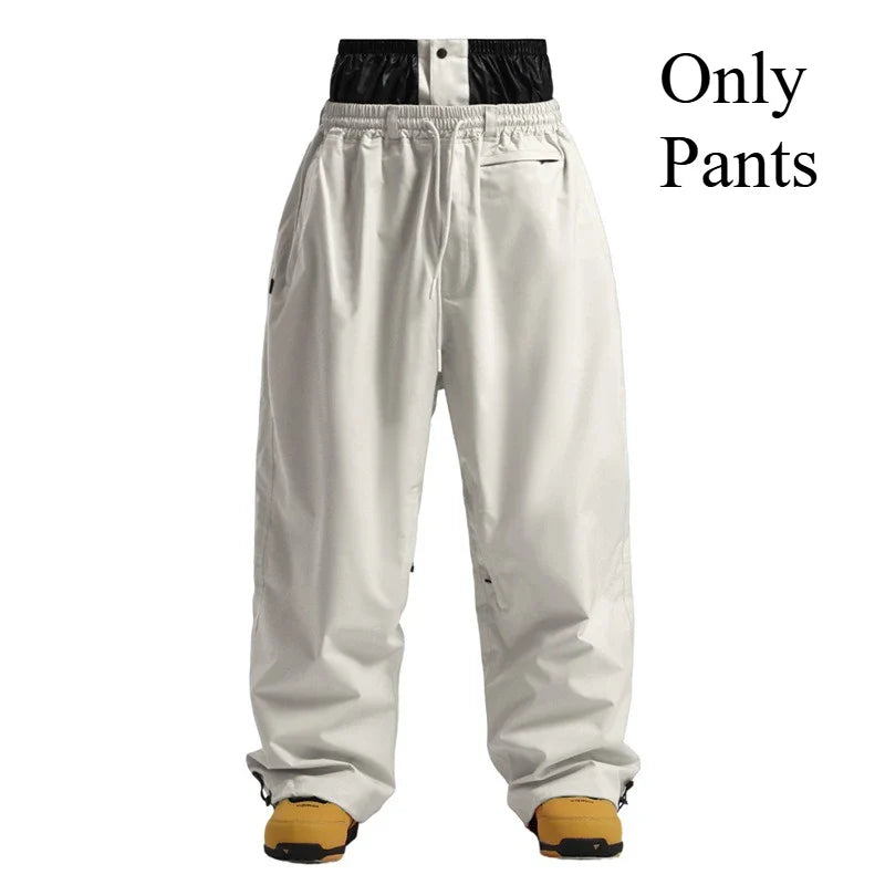 Herrenhose Lockere Fit Weite Beinform Mit Taschen