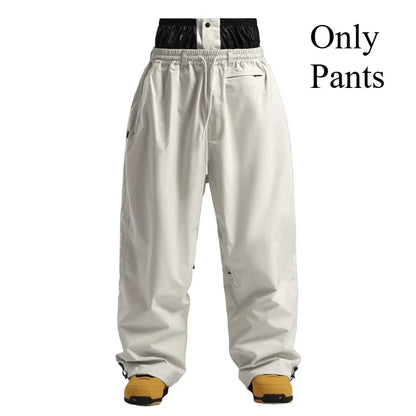 Herrenhose Lockere Fit Weite Beinform Mit Taschen