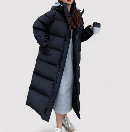 Norvielle Damen Winterjacke Oversized Pufferjacke