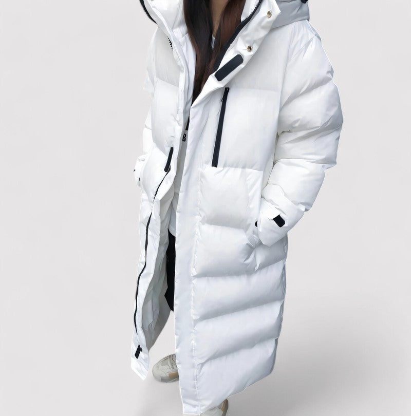 Damen Pufferparka Lang Wasserdicht Isoliert