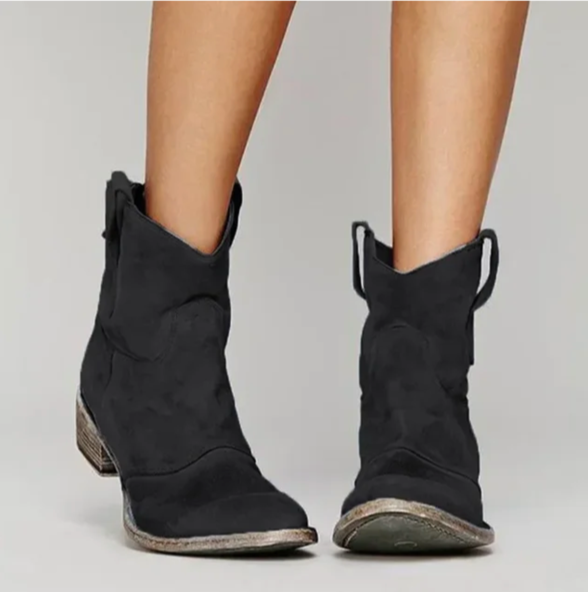 Roselle Damen Westernstiefel Wildleder