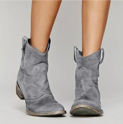 Roselle Damen Westernstiefel Wildleder
