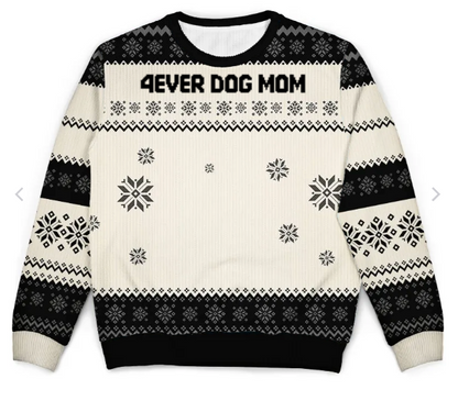 Weihnachtspullover Klassisch Gestrickt Personalisiert