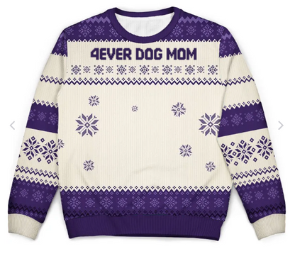 Weihnachtspullover Klassisch Gestrickt Personalisiert