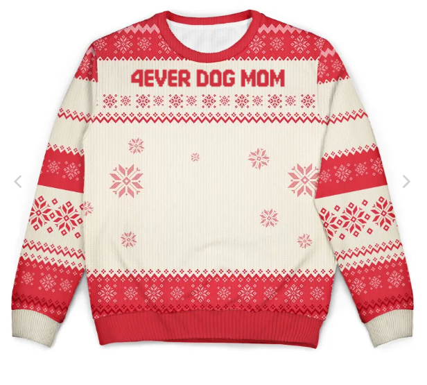 Weihnachtspullover Klassisch Gestrickt Personalisiert