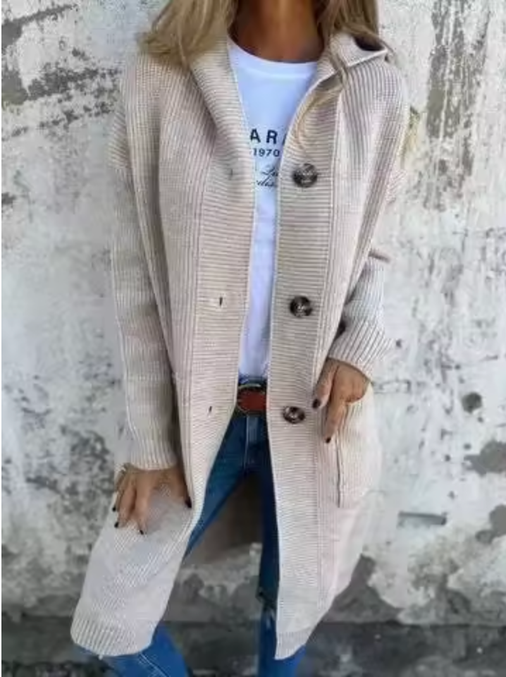 Damen Langer Cardigan