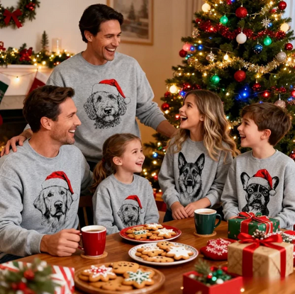 Weihnachtspullover für Hunde Festlich Rot - Norvielle