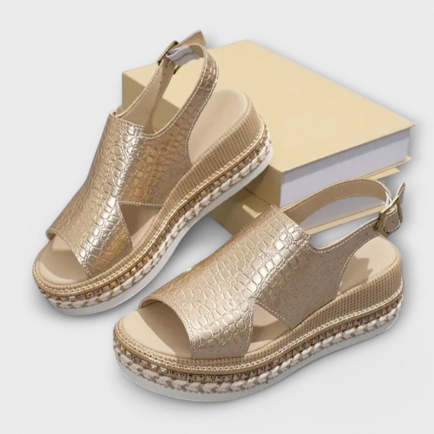 Damen Sandalen Leder