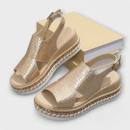 Damen Sandalen Leder