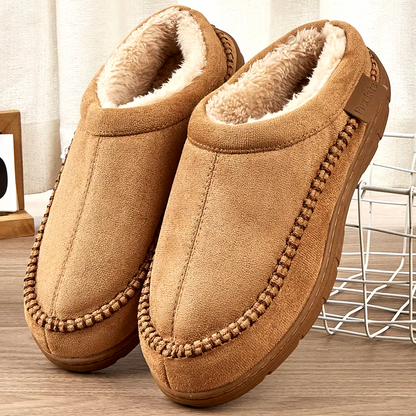Herren Memory Foam Hausschuhe Warmfutter Rutschfeste Sohle - Norvielle