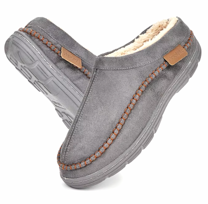 Herren Memory Foam Hausschuhe Warmfutter Rutschfeste Sohle