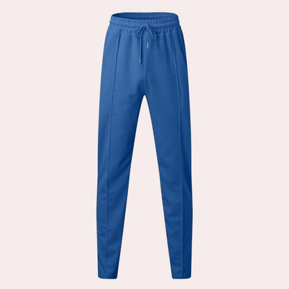Schmal geschnittene Jogginghosen - Skinny Jogginghose für Männer mit elastischem Bund und Kordelzug-Chaps Herrenmode