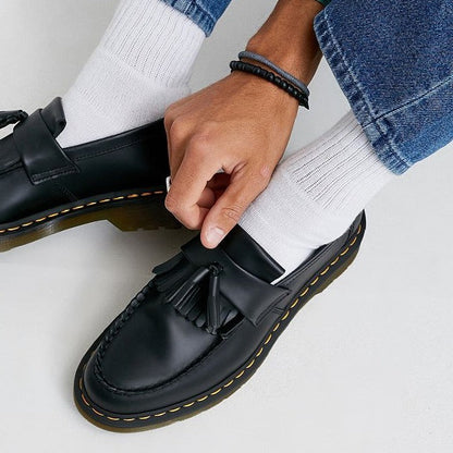 Männer Chunky Slip-On Loafer Schuhe Schwarz - Norvielle