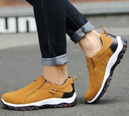 Herren Winterschuhe Slip On Sneaker Sportlich Profilsohle
