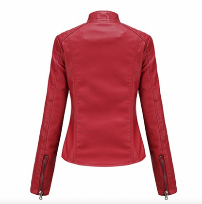 Damen Lederjacke Stilvoll