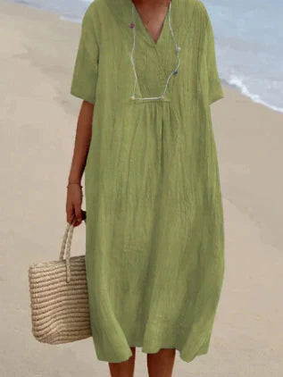 Norvielle Damen Leichtes Sommerkleid