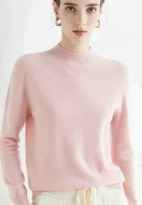 Norvielle Damen Pullover Warm Fleece Beige