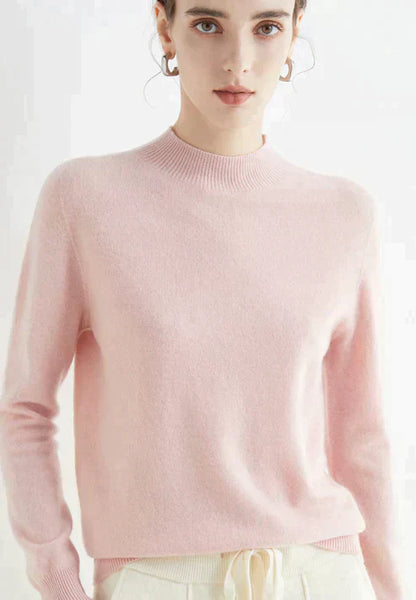 Norvielle Damen Pullover Warm Fleece Beige