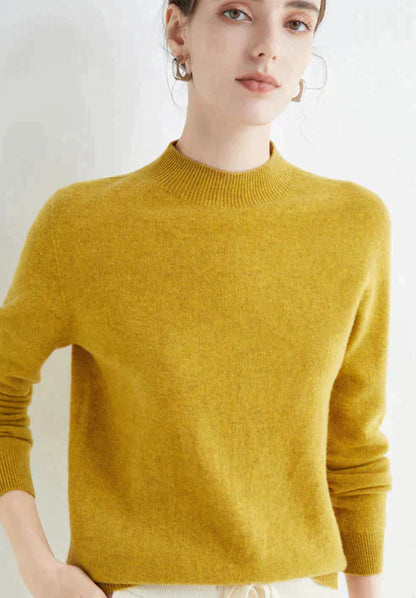 Norvielle Damen Pullover Warm Fleece Beige